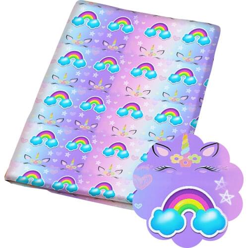 50*140CM Valentines Day Polyester cotton Fabric Patchwor Printed for Tissue Kids Home Textile for Sewing Doll Dress Curtain