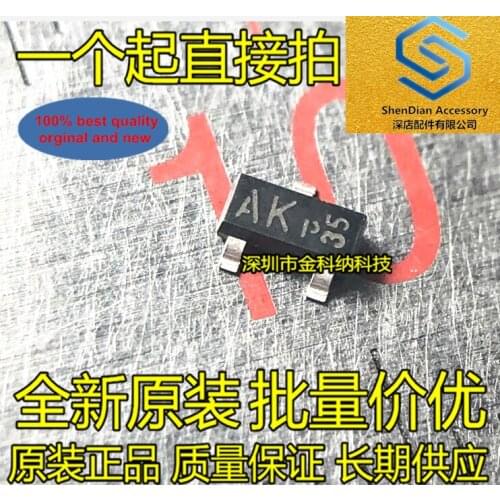 50pcs 100% orignal new Silk screen AK AKP BCX70K TRANS NPN 45V 0.1A SOT23 transistor in stock