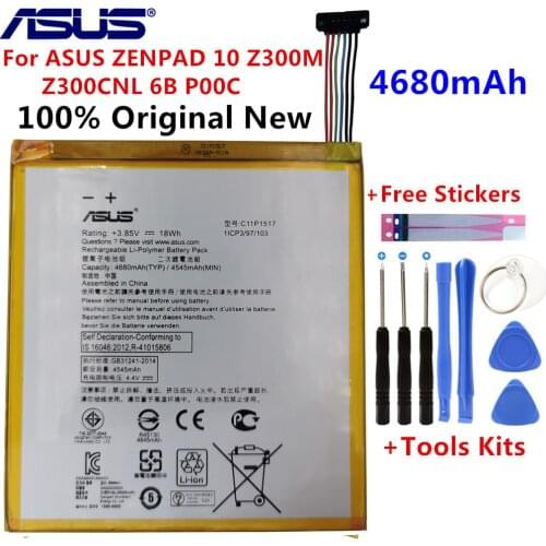 New High Quality 4680mAh Battery c11p1517 For ASUS Zenpad 10 Z300M Z300CNL Z301MFL P028 P00L Z301M Z301MF P00C Phone Batteries