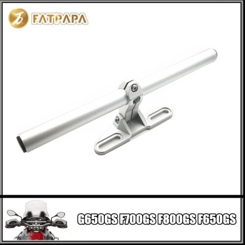 Motorcycle Accessories Stainless Steel handlebar Navigation Bracket For BMW G650GS F700GS F800GS F650GS