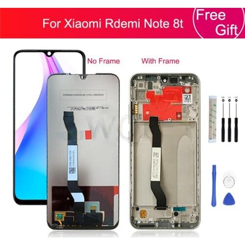For xiaomi Redmi Note 8T LCD display touch screen digitizer Assembly for redmi note 8T screen replacement repair parts 6.3"