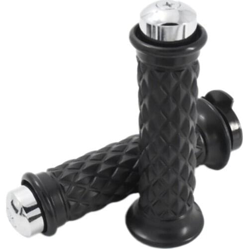 Motorcycle Universal Non Slip Handlebar Grips 7/8 inch 22mm Rubber Handle Grips for Yamaha Kawasaki Honda