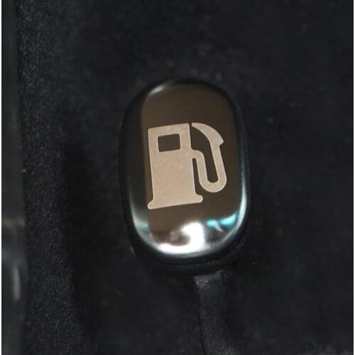 Car fuel tank cover switch interior sequins for Tucson 2015 2016 2017 2018 2019 Fuel tank cap wrench sticker