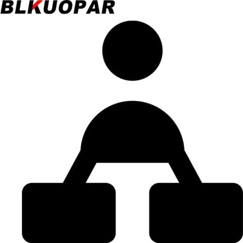 BLKUOPAR for Tasks User Car Stickers Fashionable Simple Decals Sunscreen Scratch-Proof Caravan Motorcycle Decor Car Goods
