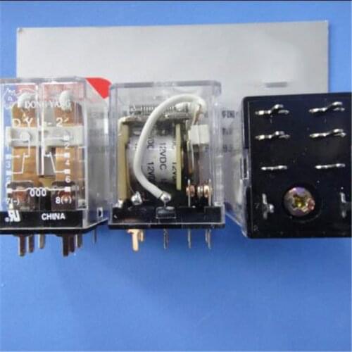 NEW 12V relay DYL-2P-12VDC DYL2P12VDC 12VDC DC12V 12V JZX-13FF-012-2Z2 250VAC 4PIN