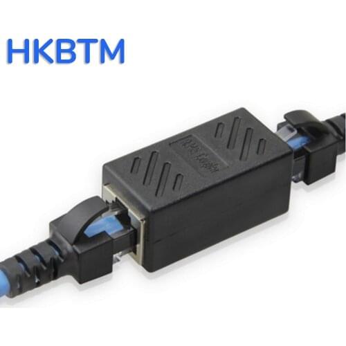 Female to Female Network LAN Connector Adapter Coupler Extender RJ45 Ethernet Cable Extension Converter
