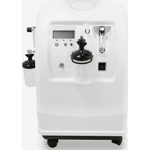 2 people Use 93% Portable Generator 10L Medical Dual Flow Oxygen Concentrator machine