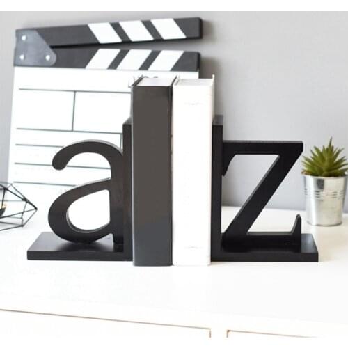 Simple and Modern Letter Bookend Bookend Office Bookcase Bookend Letter Bookcase Ornament