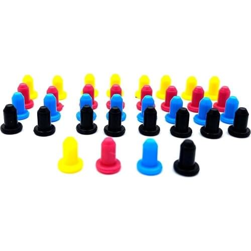 7x7x4mm size Environmental protection High elastic Multiple cycles ink cartridge accessories rubber seal silicone plug