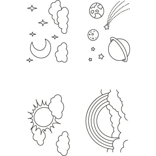 Christmas Transparent Clear stamps DIY Silicone Seals Scrapbooking