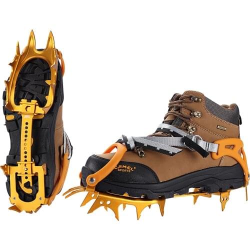 BRS 14 Teeth Ice Grippers Walking Crampons Ultralight Aluminium Alloy Mountaineering Crampons Equipment BRS-S3