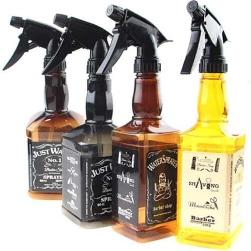 500ml Square Hair Spray Bottle Water Sprayer barber Hairdressing Mist Bottle salon styling Tools
