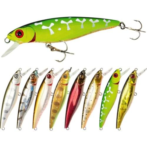 1PCS 8.5cm 9.6g Fishing Lure Quality Minnow Lure 3D Eyes Plastic Hard Bait Pesca Artificial Jig Wobblers Crankbait Fishing Bait
