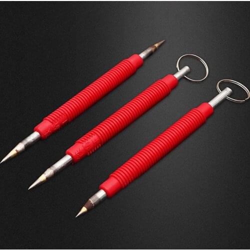 1pcs Tungsten Steel Tip Scriber Clip Pen Ceramics Glass Shell Metal Construction Marking Tools hot sale