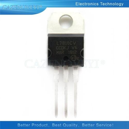 10pcs/lot L7810CV TO220 L7810 TO-220 7810 LM7810 MC7810 7810CV new voltage regulator IC In Stock