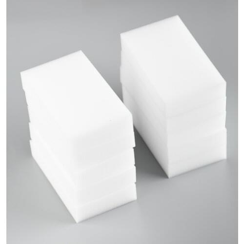 10pcs Melamine Sponge White Magic Sponge Eraser Melamine Cleaner Multi-Functional Eco-Friendly Kitchen Magic Eraser 100*60*20mm