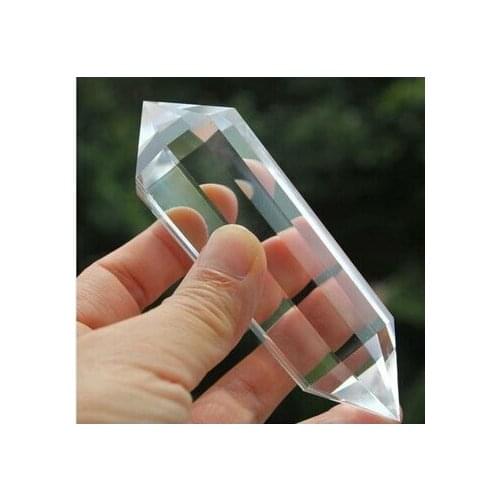 100mm-110mm VOGEL Style Natural Clear QUARTZ CRYSTAL DT POINT Healing