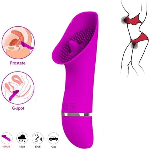 30 Speed Tongue Clitoris Stimulator Vibrator Adult Sex Toys G-spot Nipple Sucker Silicone Oral Vibrator Masturbator for Women