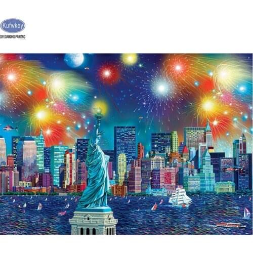 5d Diamond embroidery diy diamond Painting Statue of Liberty Pictures rhinestone 3D picture cross stitch pattern Home decoration