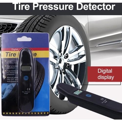 Car Tire Pressure Detector LCD Digital Display Pressure Gauge Tire Pressure Monitor Systems Monitor For Auto Replacement Parts