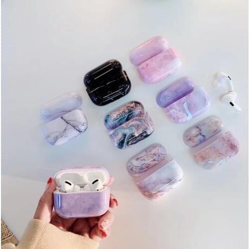 For Apple Airpods PRO Case Luxury Marble Colorful Pattern Protection cover For Air Pods 3 Case High Quality Charging Box Case