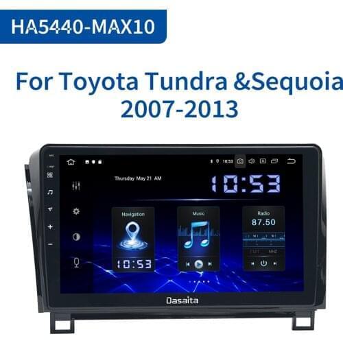 Dasaita 10.2" IPS Android 10.0 Car Radio For Toyota Tundra 2007-2013 Sequoia 2008-2018 Car Multimedia player Bluetooth MP3 GPS