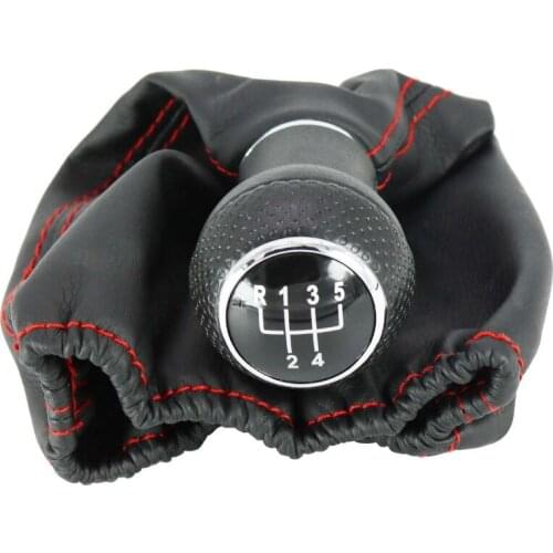 For VW POLO CLASSIC 6N 6N2 1996 1997 1998 1999 2000 2001 LUPO CADDY 5 Speed Car Gear Shift Knob Boot