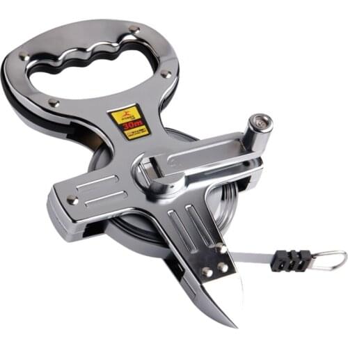 30m/50m Tape Measure Stainless Steel Measuring Tape Metric/Inch Retractable Measuring Rulers Construction Tools