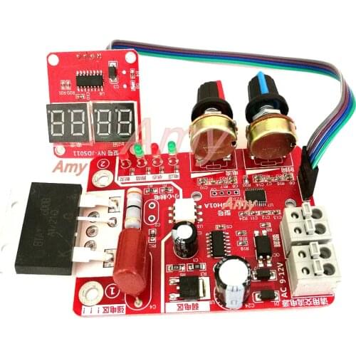 Spot welding time and current controller control panel timing current with digital display upgrade 40A