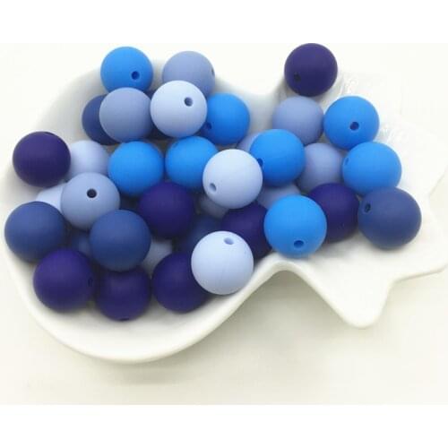 10mm/12mm/15mm silicone beads round loose jewelry baby teething balls(200pcs)silicone chew beads Sensory infant baby teether