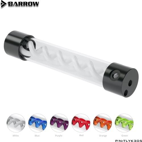 Barrow TLYK-305 Multi-colored Virus-T Cylinder Water Reservoir , Water Cooling tank, come with UV/White lighting
