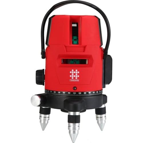 SHIJING 2/3/5 Cross Lines Laser Level Self-Leveling 360 Rotatable Indoor Outdoor Green Beam Line