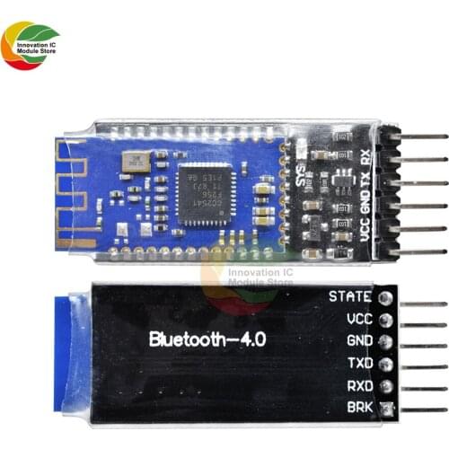 Ziqqucu HM-10 Bluetooth 4.0 BLE UART Serial Module with 4PIN Base Board for Arduino UNO R3 Mega2560 Nano