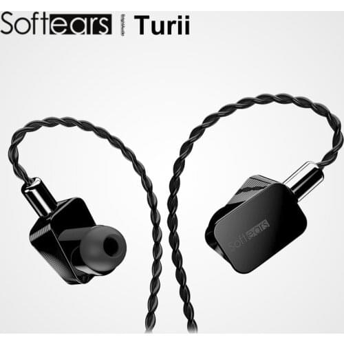 SoftEars Turii HIFI Audio Dynamic Driver IEM In-Ear Earphone Earbuds with 2Pin 0.78mm Detachable Headset