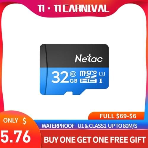 Netac p500 Micro sd card 16gb 32gb 64gb 128gb class10 compact flash monitor sd card free shipping Karte TF-Karte tablet suntrsi