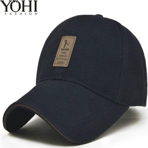 Wholesale Baseball Cap Mens Adjustable Cap Casual leisure hats Solid Color Fashion Snapback Fall hat Cotton Cap