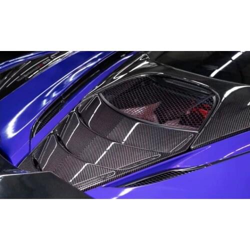 Dry Carbon Fiber Engine Cover Panel For McLaren 720s 2017-2019 Auto Accessories