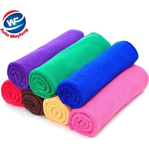 7pcs/lot High Quality Microfiber Towel Car Cleaning Wash Clean Cloth Car 50x25cm Towels Microfiber Care Car wash towel