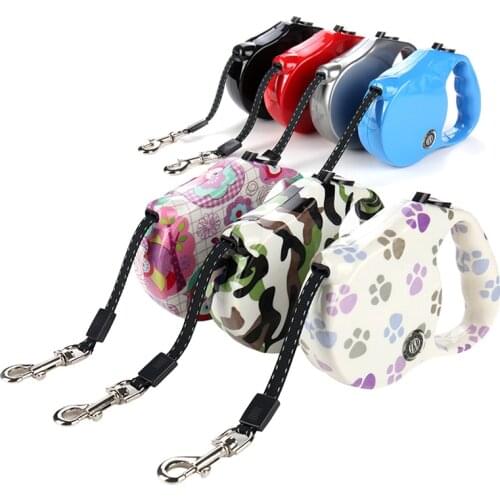 Strong Nylon Dog Lead Extending Puppy Pet Walking Leads Automatic Dog Retractable Leash For Small Medium Large Dogs Pet Products