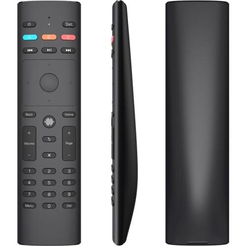 2020 G40S Air Mouse Google Voice Microphone Gyroscope 2.4G Wireless 33 Keys IR Learning G40 Remote Control for Android Tv Box