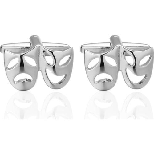 Luxury Men Silvery face Cufflinks High Quality Lawyer Fathers Day gift Cufflinks For Mens Shirt Cuff Links French Jewelry