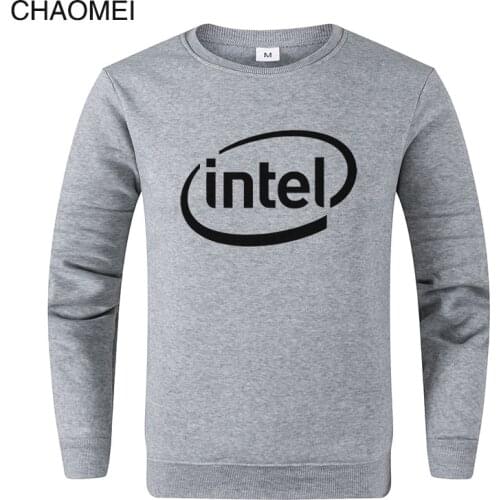 Intel Sweatshirts Men Women Fashion Cool Hoodie Brand Warm Fleece Sweatshirt Intel Print Streetwear Pullove Unisex Clothes C10