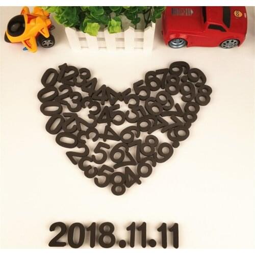 Yooap 3.7CM 6-Group 11pcs/set Magnetic Fridge Numbers & Dot Home Decoration Accessories DIY Wall Decoration Foam-Black and White
