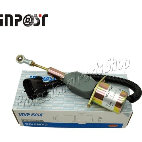 Shut Off Solenoid 12v 1751ES-12A6UC4B3S1,SA-4161-12,87801213,F2NN9D278BA for New Holland agricultural tractor