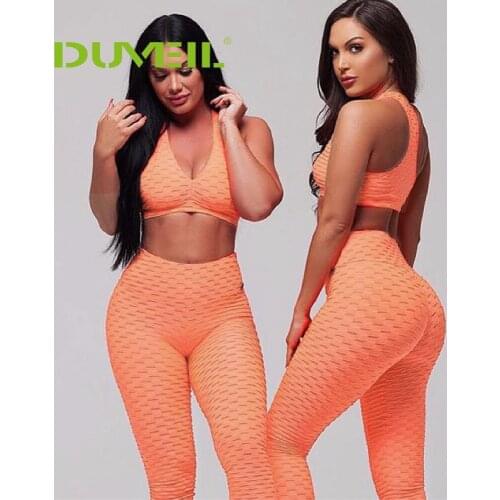 6 Color Jacquard weave Sexy Female Yoga Sport Suit Vest+Yoga Pants Fitness Backless Yoga Set Bodybuilding Gym Running Sportswear