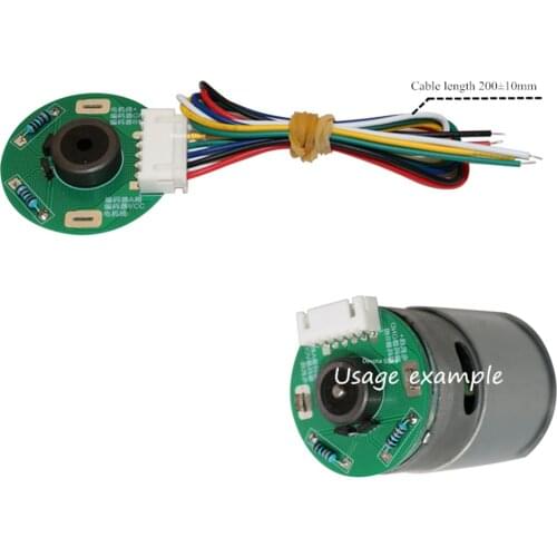 11PPR Hall Encoder Magnetic Induction Rotation Code Disk For 3650 545/555/550 DC motor Parts