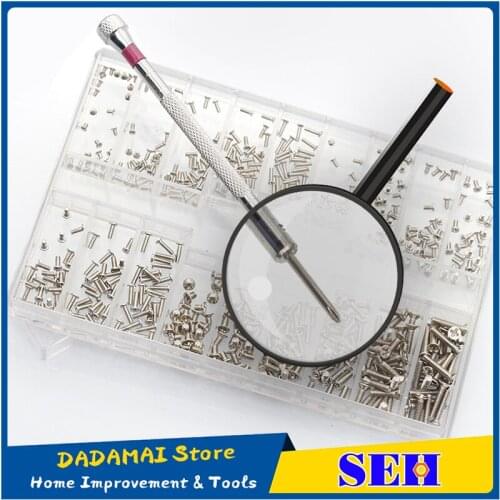 18 Species Of Spectacles Frame Laptop Screw Small Screw Set Miniature Screw Watch White Cover Screw