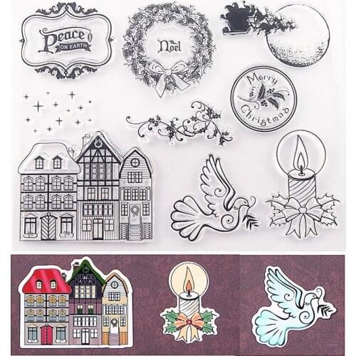 20.5x16cm Easter label Transparent Clear Stamps Silicone Seals Roller Stamp DIY scrapbooking photo album/Card Making