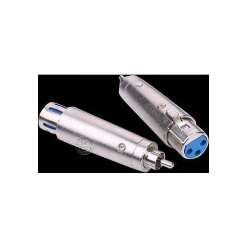 3Pin XLR Female to RCA Male AV Male Plug Audio Cable Cord Microphone Adapter Audio Converter Adaptor free shipping