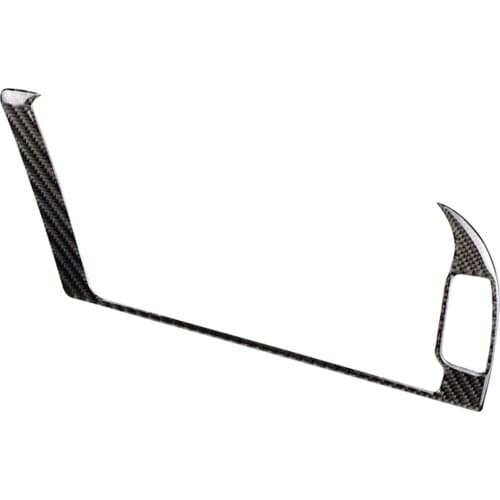 Carbon Fiber Car GPS Navigation Frame Cover Trim For Audi A4 B8 A5 09-16